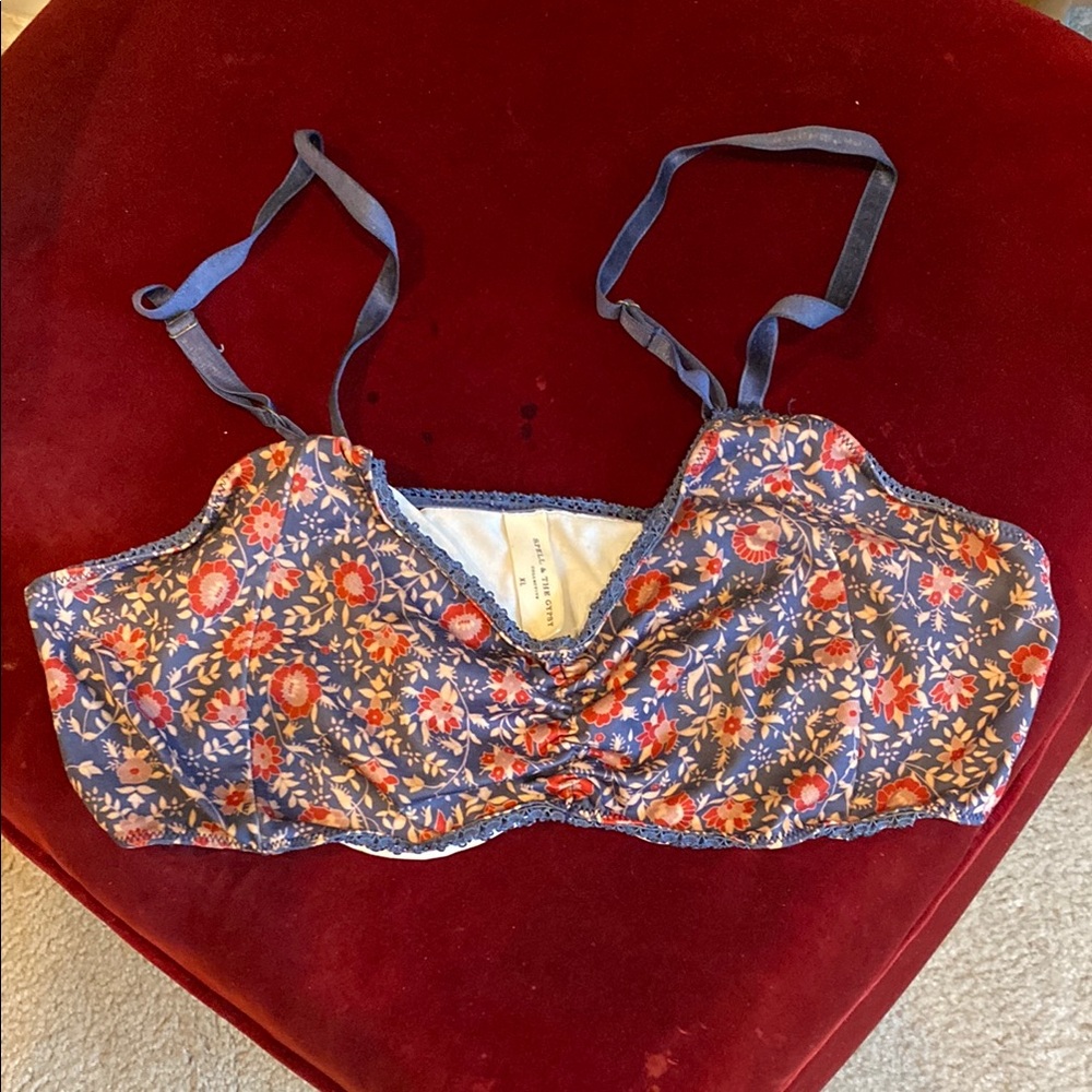 Spell Jasmine Bralette Blue Red Floral